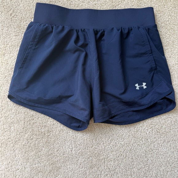 Under Armour Pants - Under Armour Navy Blue Women's Lightweight Athletic Shorts